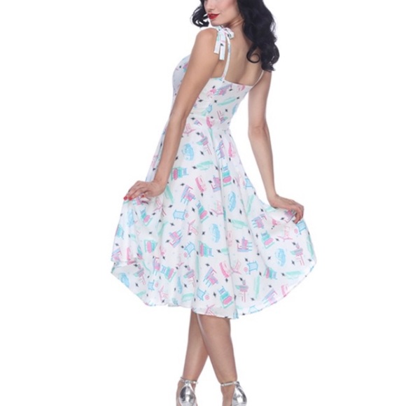 Bettie Page Albuquerque Retro Motel Dress Size 4 - Picture 2 of 4